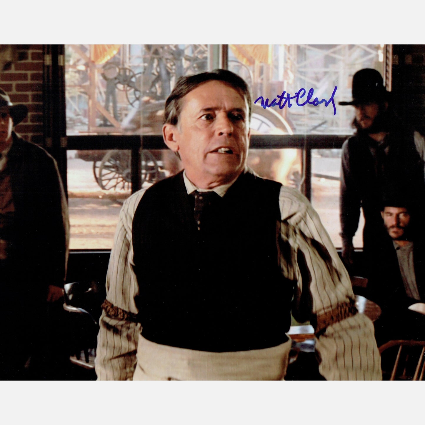 MATT CLARK autograph ACOA signed 11x14 photography Back to the Future 11X14