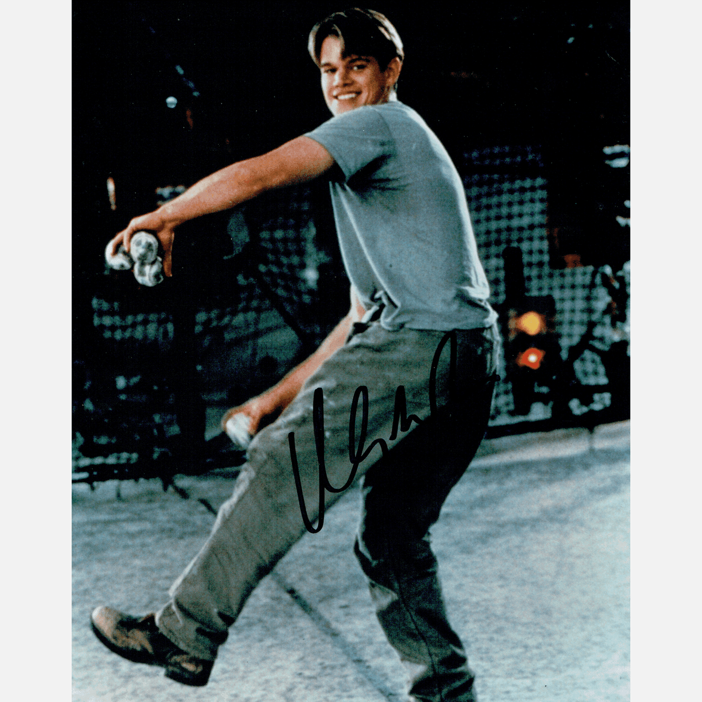 MATT DAMON autograph ACOA signed 8x10 photography 8x10