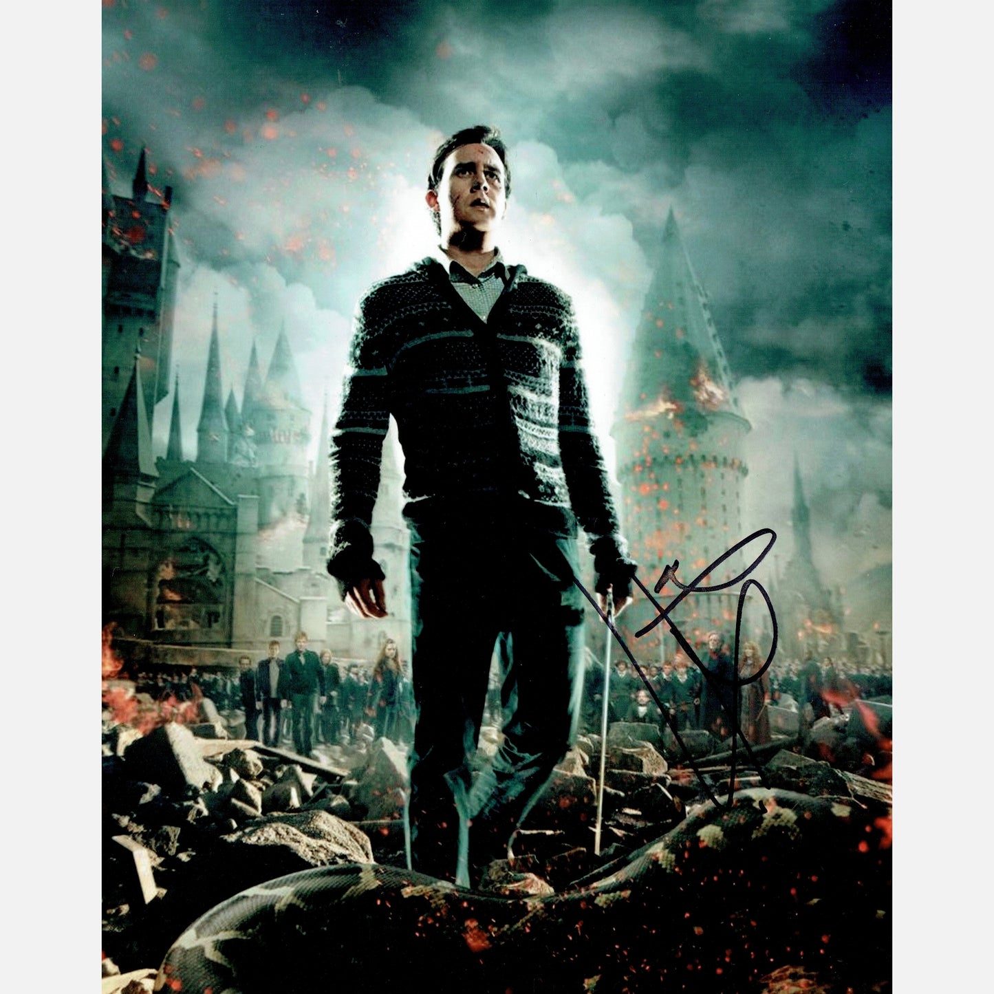 MATTHEW LEWIS autograph ACOA signed 8x10 photography HARRY POTTER 8x10