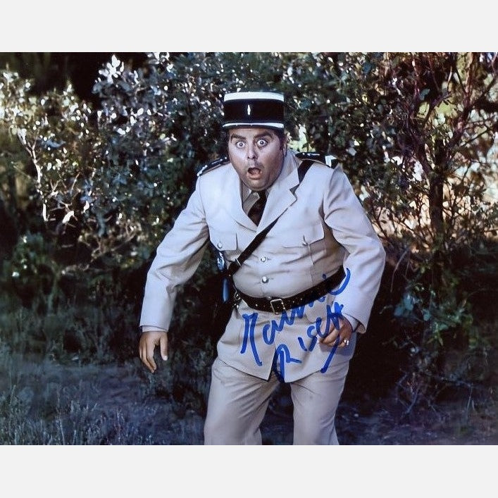 MAURICE RISCH autograph ACOA signed 8x10 photography Louis De Funes 8x10