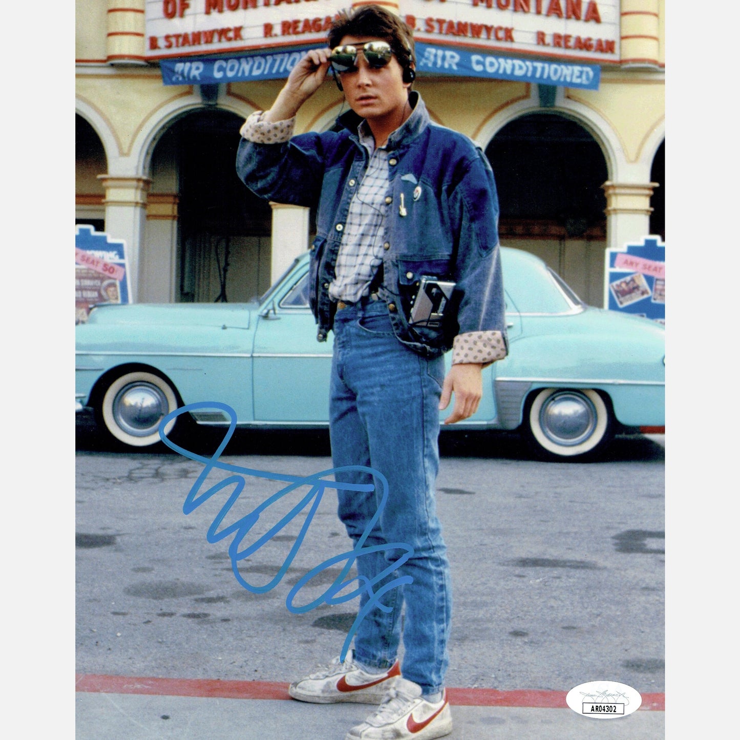MICHAEL J FOX autograph JSA & ACOA signed 8x10 photography BACK TO THE FUTURE 8x10