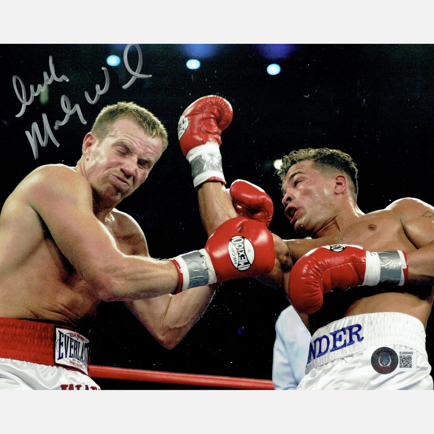 MICKY WARD autograph ACOA signed 8x10 photography BOXING 8x10