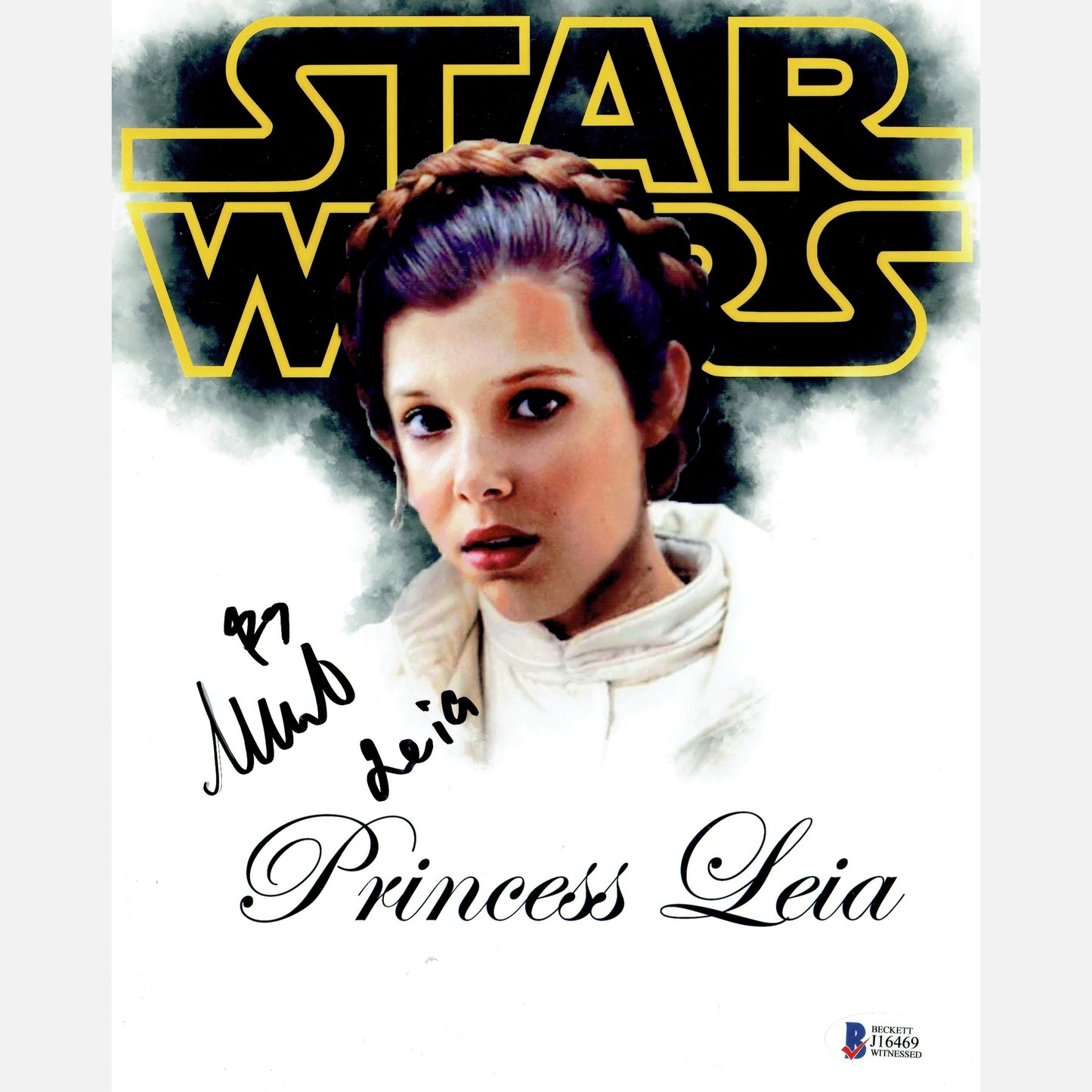 MILLIE BOBBY BROWN autograph BECKETT signed 8x10 photography 8x10