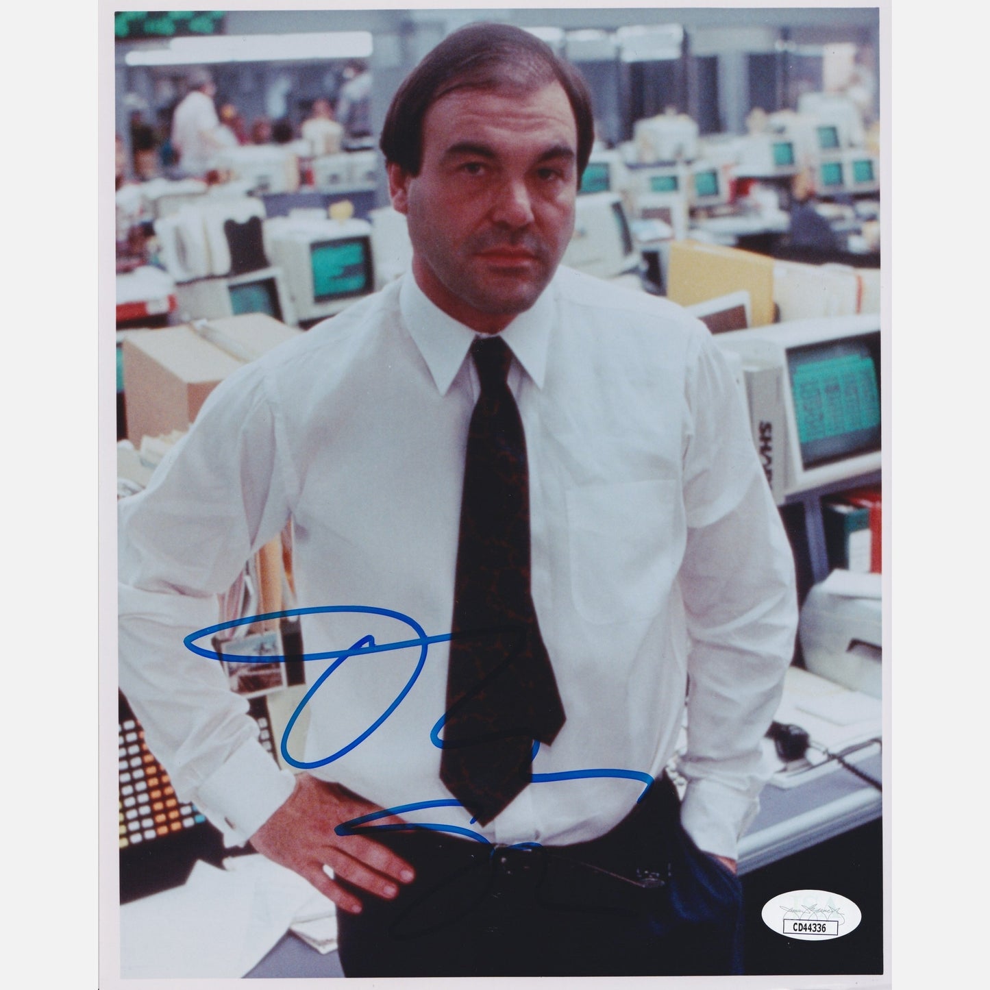 Autograf OLIVER STONE Certyfikat ACOA 20x25 cm WALLSTREET
