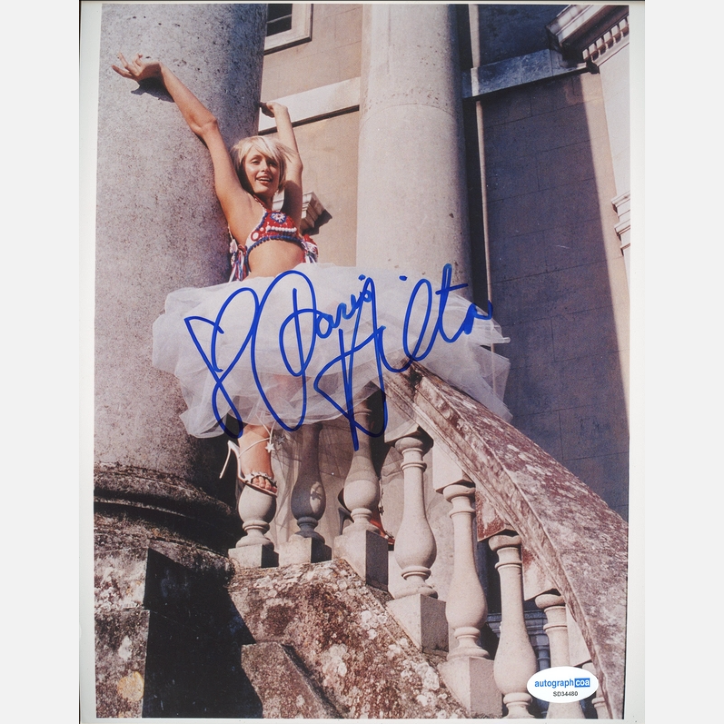 PARIS HILTON autograph ACOA signed photography 8x10 8x10