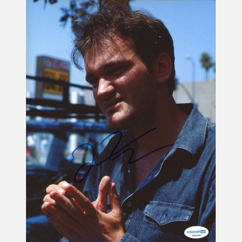 QUENTIN TARANTINO autograph ACOA signed 8x10 photography 8x10