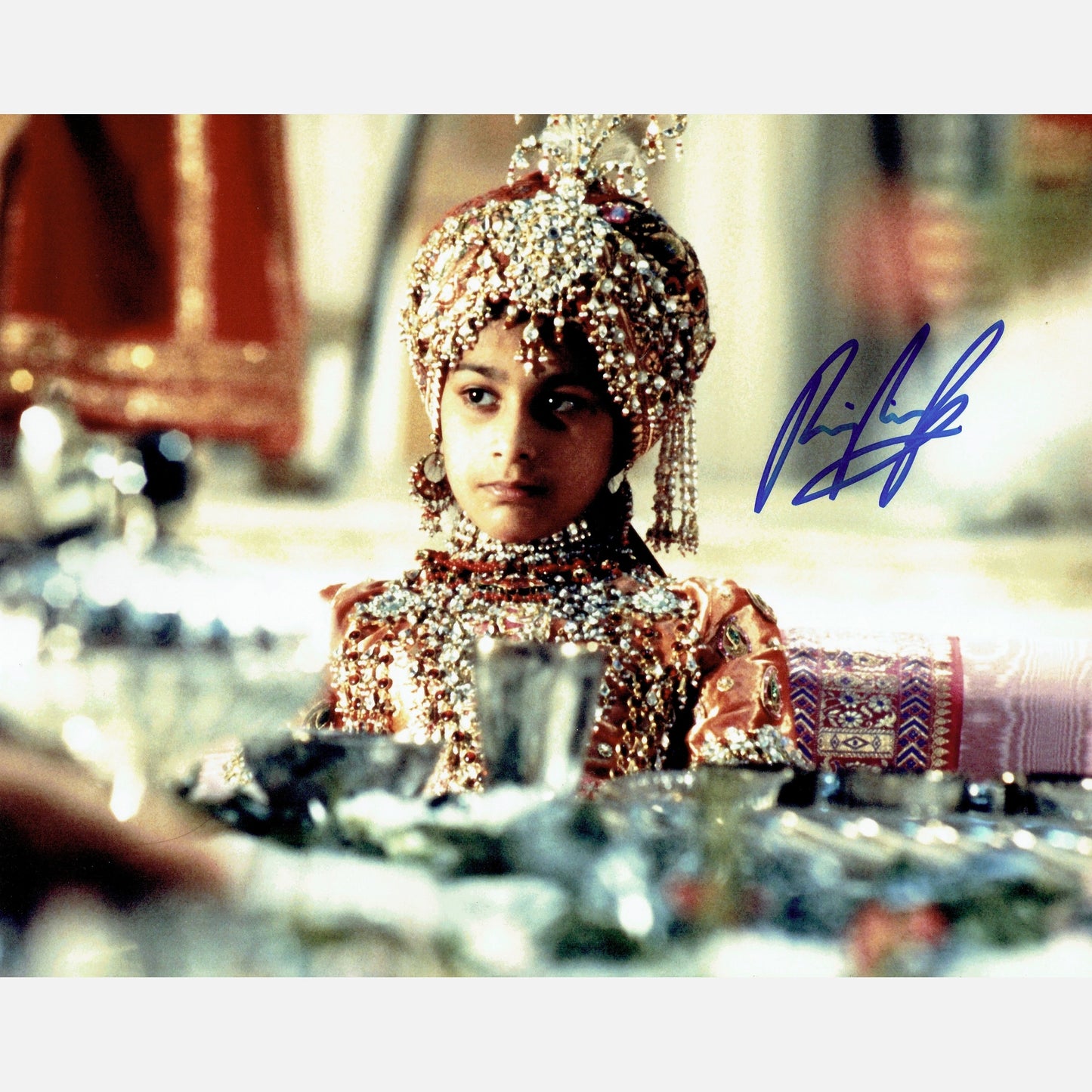 RAJ SINGH autograph ACOA signed 8x10 photography INDIANA JONES 8x10