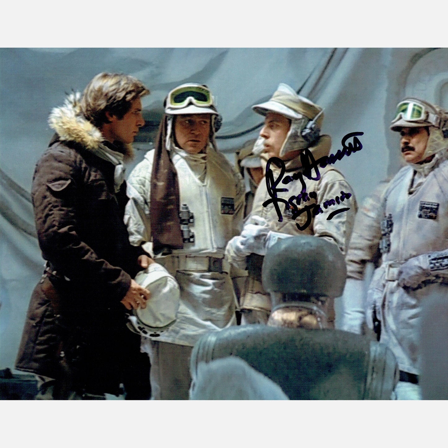RAY HASSETT autograph ACOA signed 8x10 photography STAR WARS 8x10