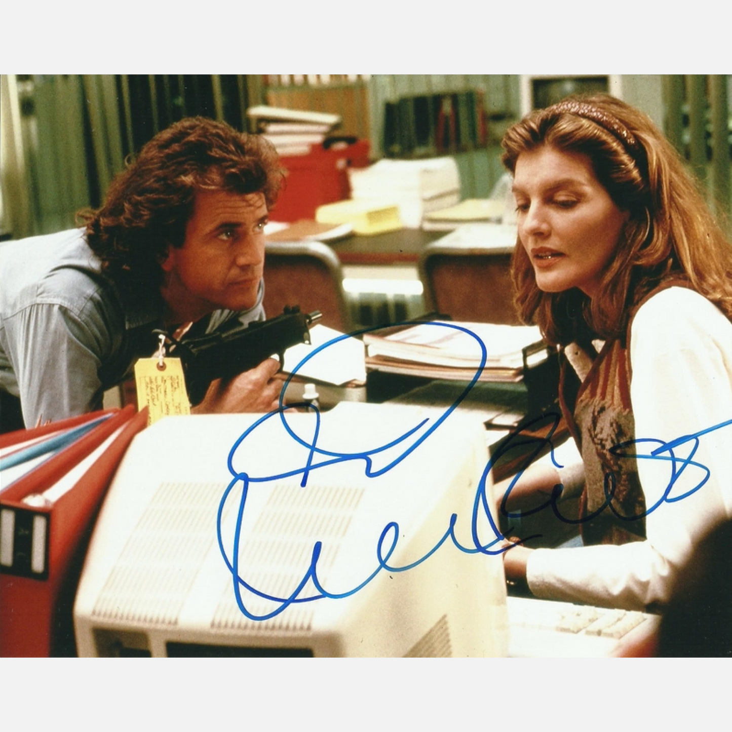RENE RUSSO autographs ACOA signed 8x10 photography Leathal Weapon 8x10