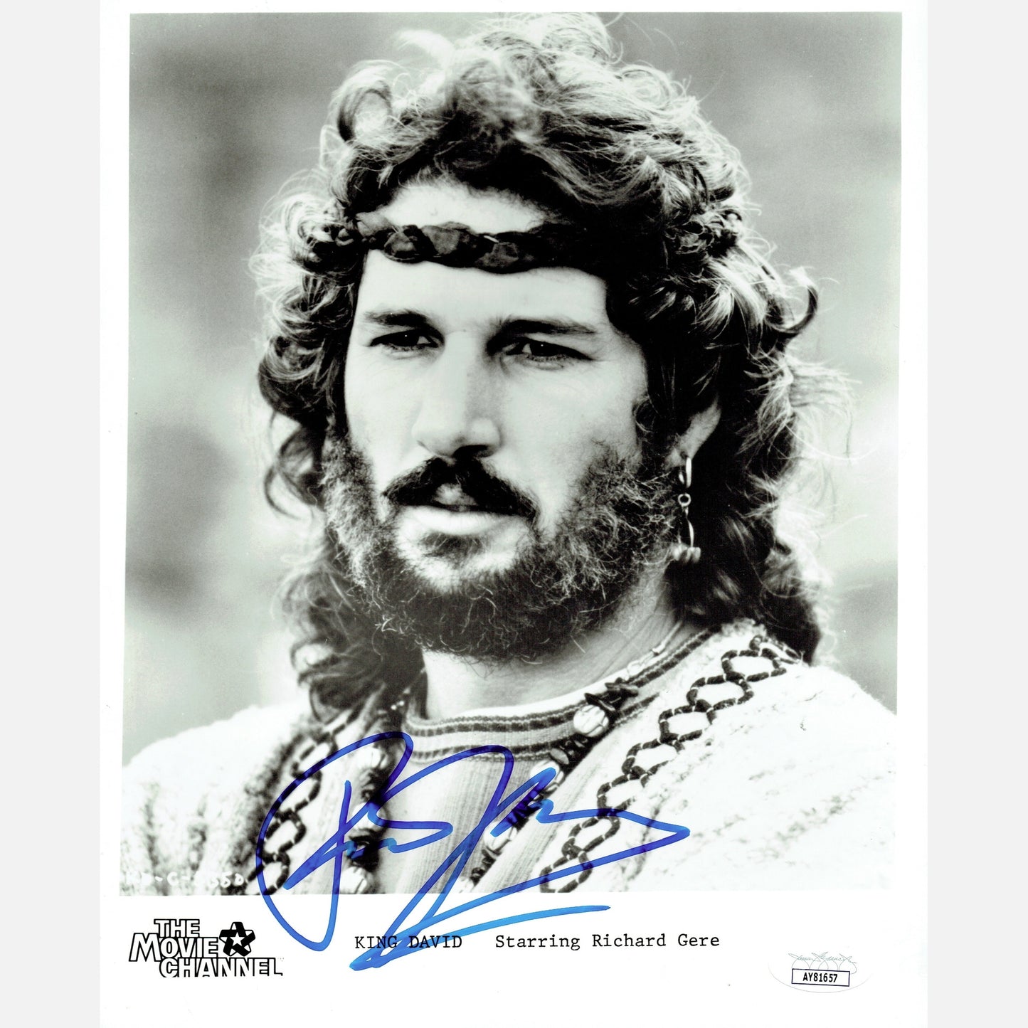 RICHARD GERE autograph JSA signed 8x10 photography BW 8x10