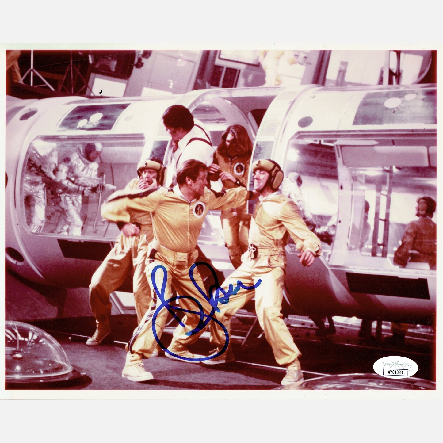 ROGER MOORE autograph JSA signed 8x10 photography JAMES BOND 007 8x10