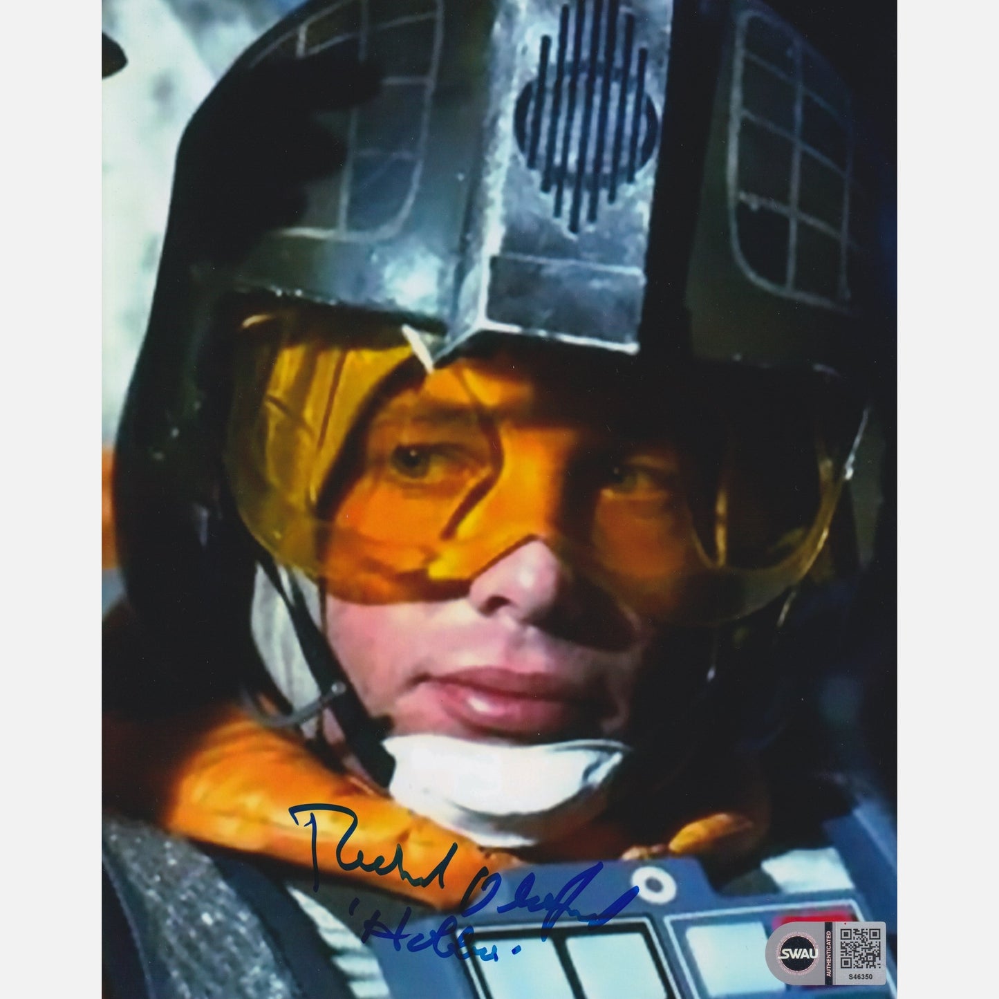 Autograf RICHARD OLDFIELD Certyfikat SWAU 20x25 cm GWIEZDNE WOJNY