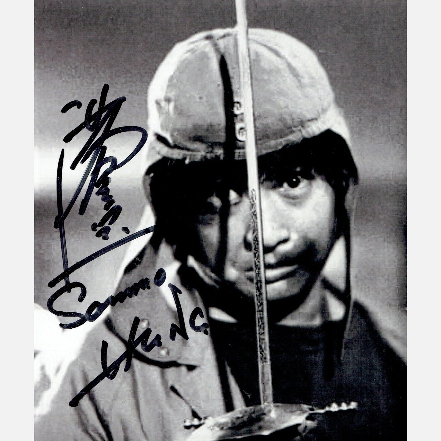SAMMO HUNG autograph ACOA signed 4x5 photography 4x6