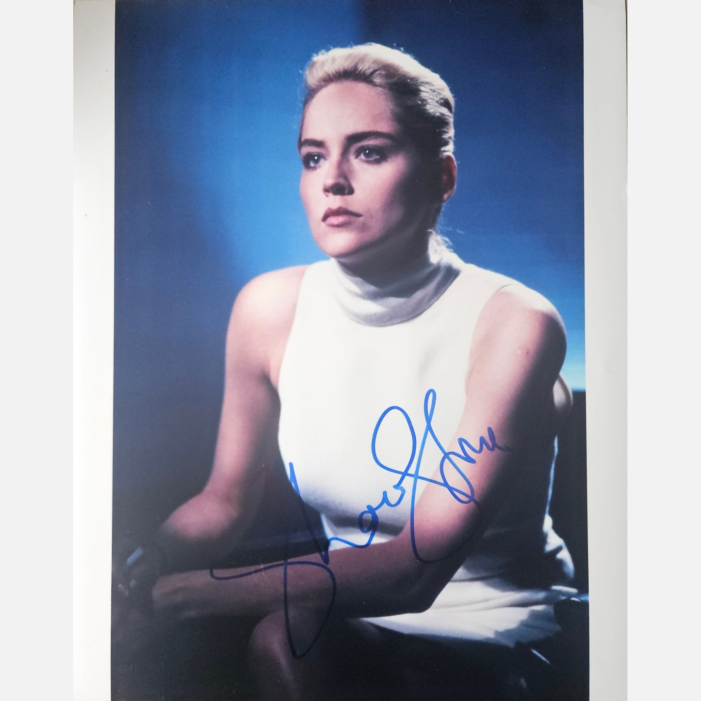SHARON STONE autograph ACOA signed 11x14 photography BASIC INSTINCT 11x14