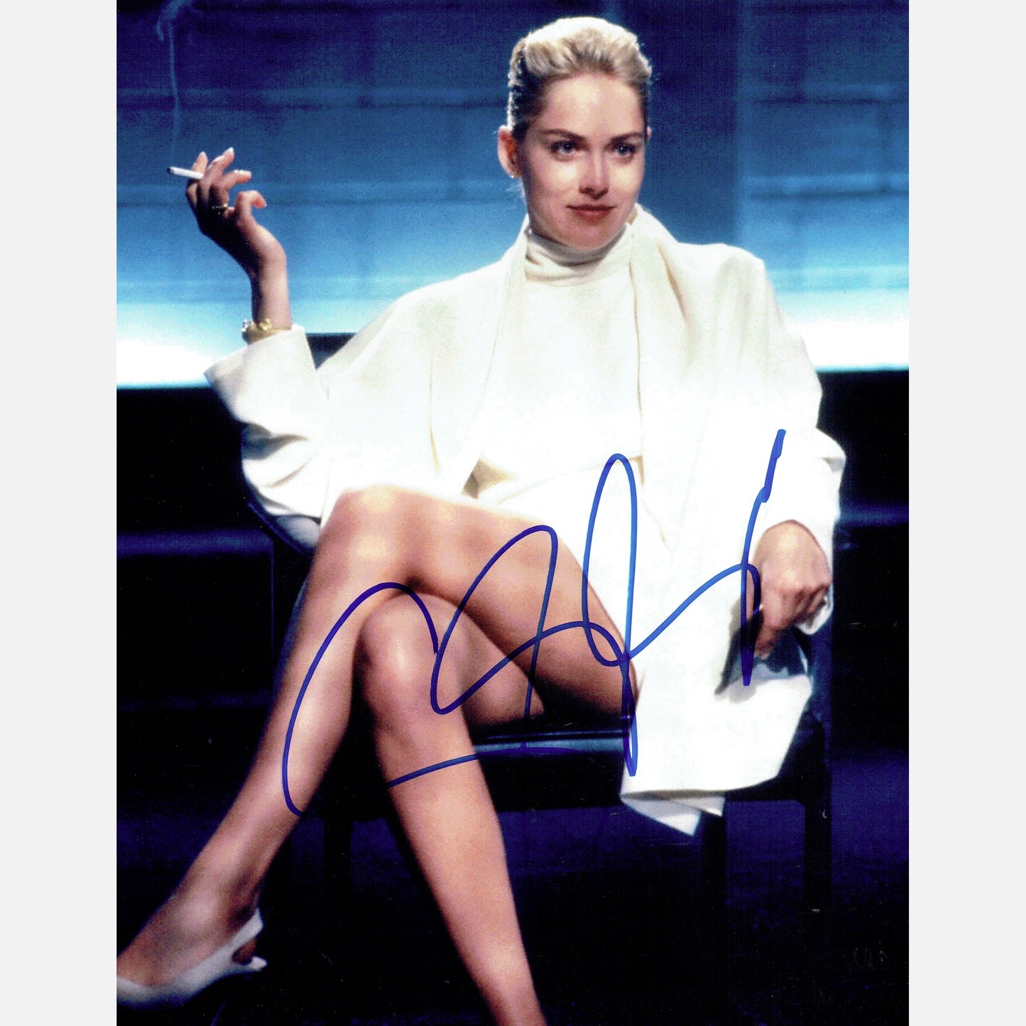 SHARON STONE autograph ACOA signed 11x14 photography BASIC INSTINCT 11x14