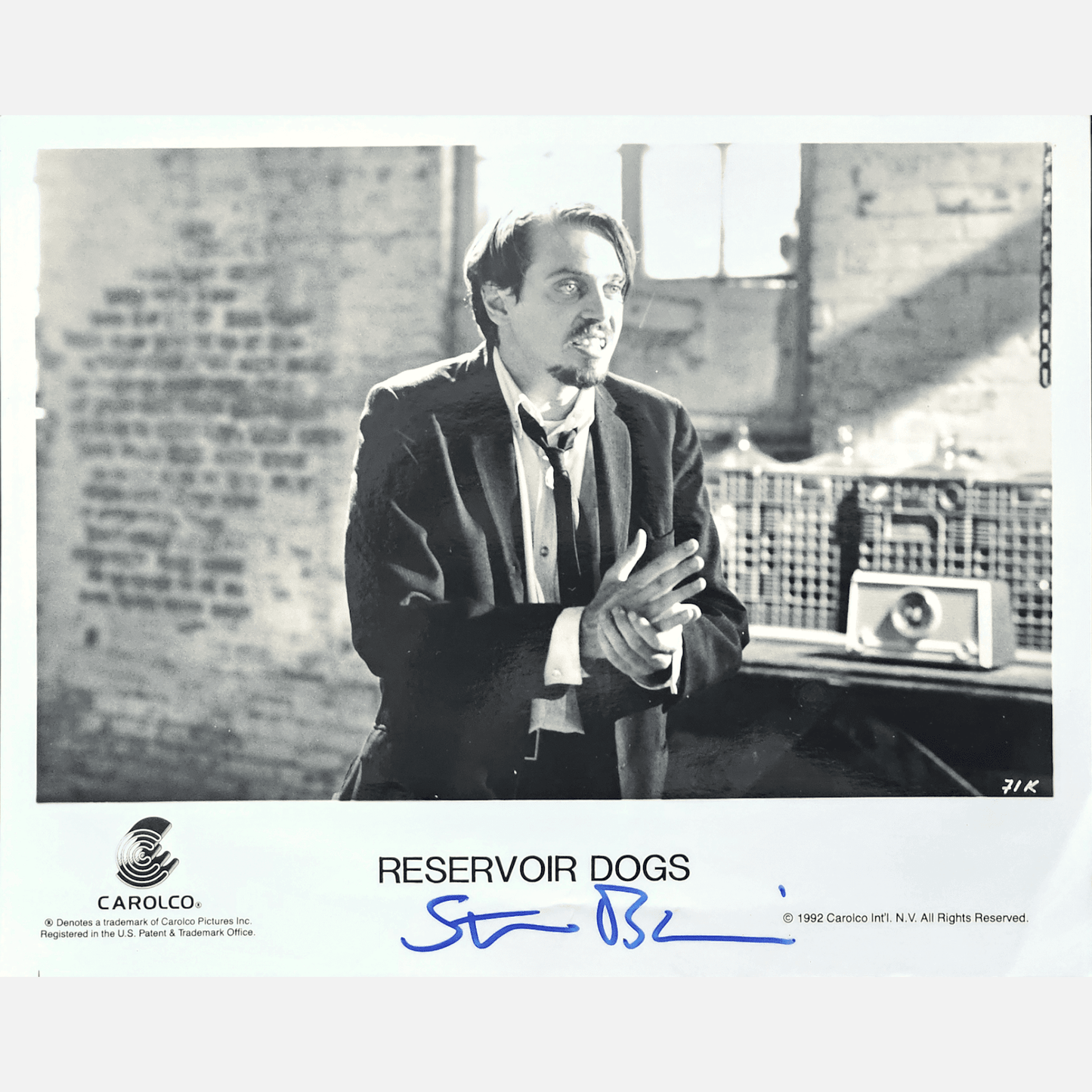 STEVE BUSCEMI autograph ACOA signed 8x10 photography Reservoir Dogs 8x10