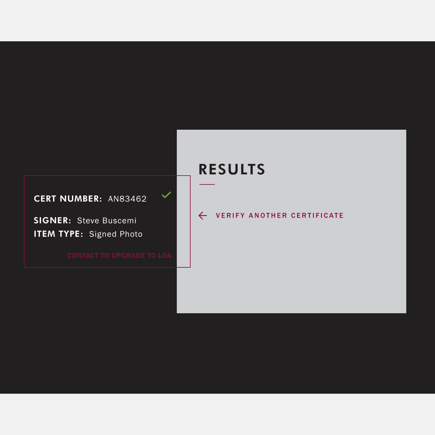 STEVE BUSCEMI autograph JSA signed 8x10 photography 8x10