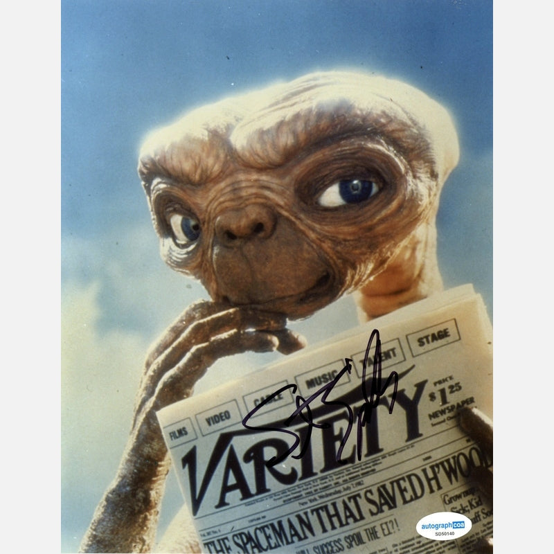 STEVEN SPIELBERG autograph ACOA signed 8x10 photography ET 8x10