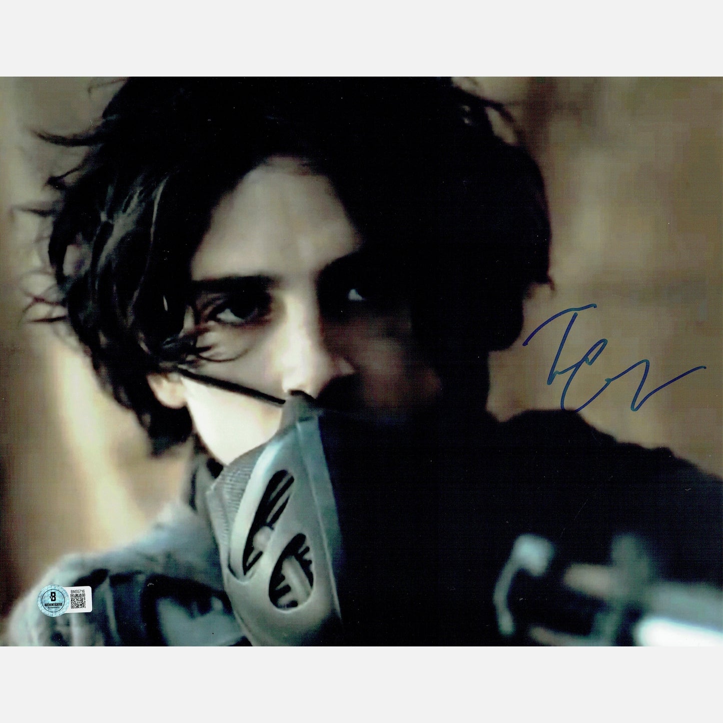 TIMOTHY CHALAMET autograph BECKETT signed 11x14 photography DUNE 11x14