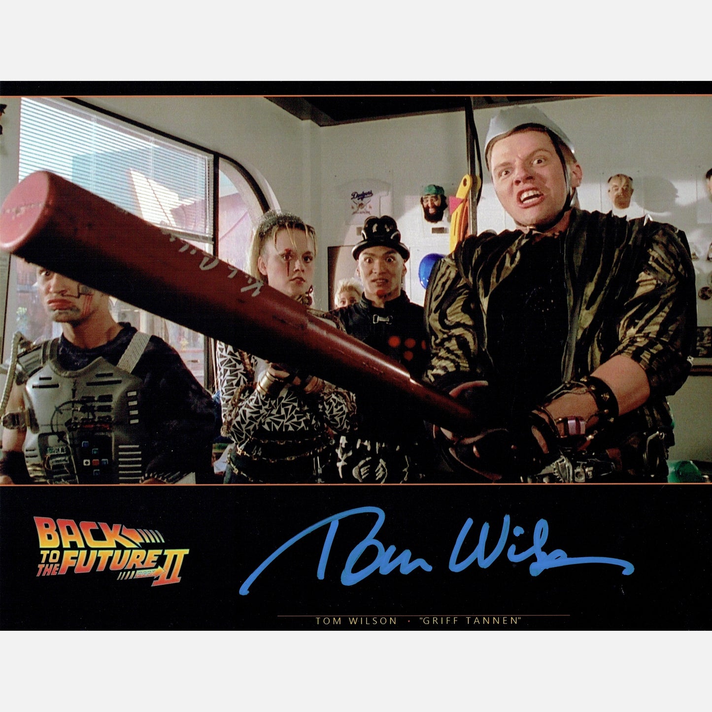 TOM WILSON autograph ACOA signed 11x14 photography Back to the Future 11X14
