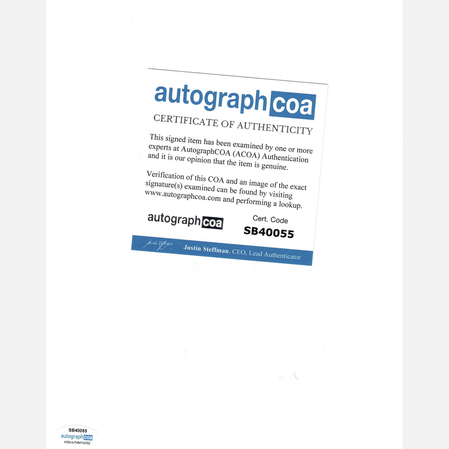 UMA THURMAN autograph ACOA signed 8x10 photography BATMAN 8x10
