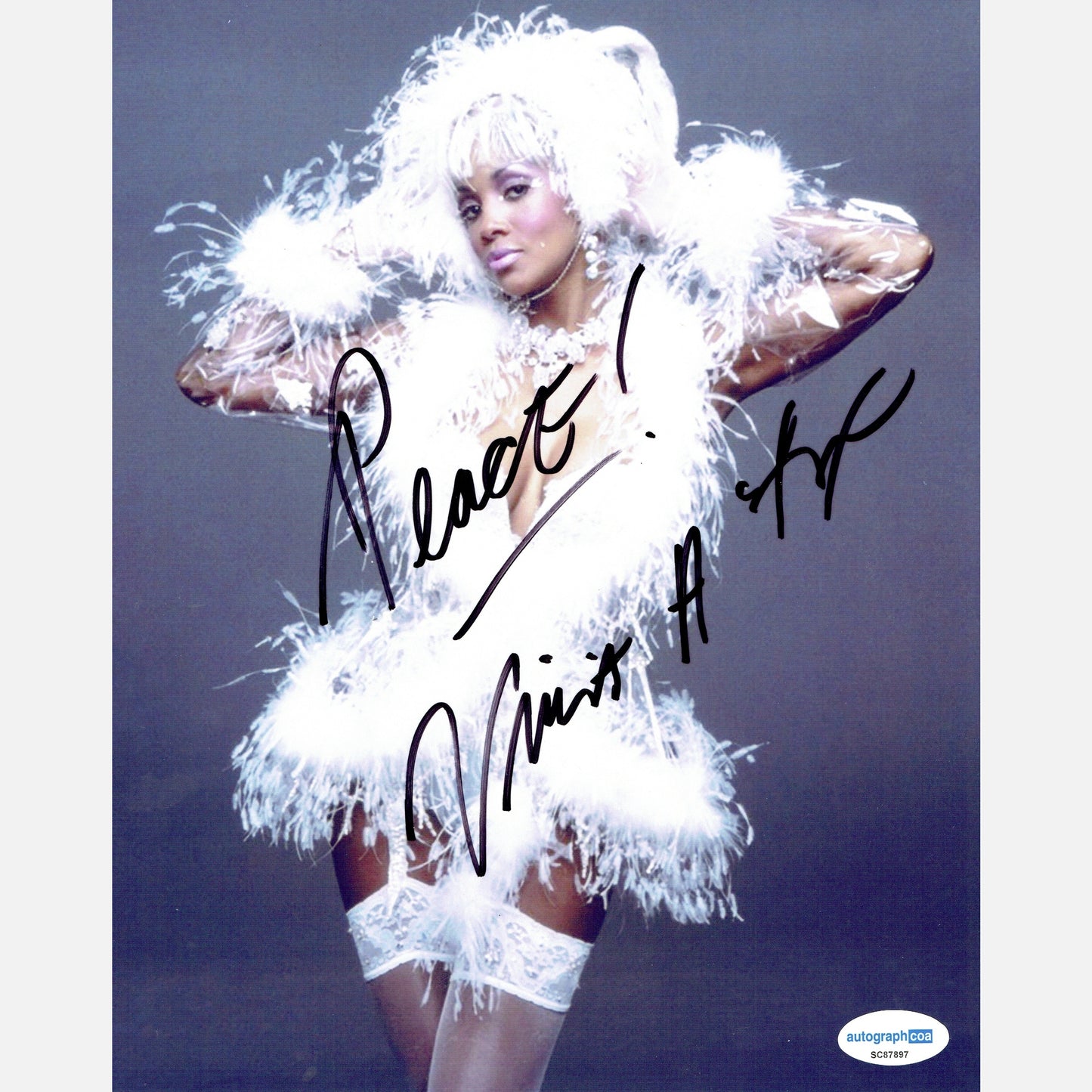 VIVICA A. FOX autograph ACOA signed 8x10 photography BATMAN 8x10