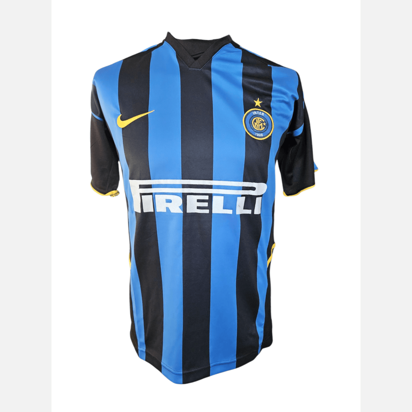 Autograf CHRISTIAN VIERI na koszulce piłkarskiej Certyfikat BECKETT Inter Mediolan