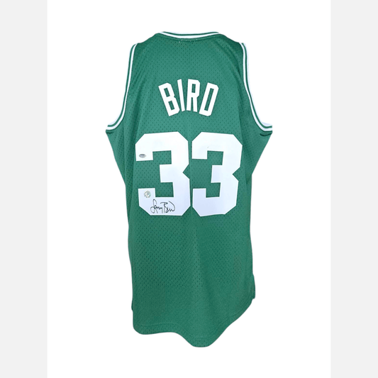 Autograf LARRY BIRD Certyfikat Schwartz Koszulka M&N Boston Celtics