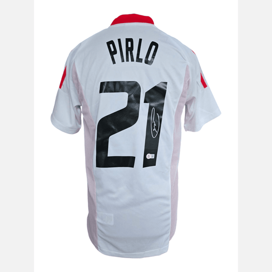ANDREA PIRLO signed soccer jersey BECKETT certificate AC Milan Jersey