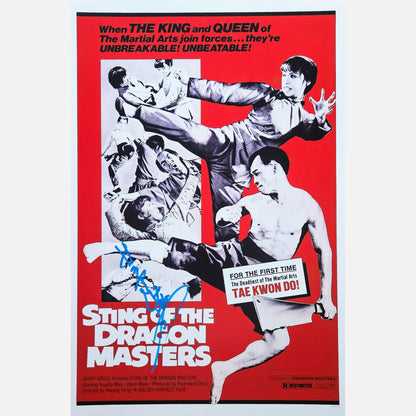 ANGELA MAO autograph ACOA signed poster 12x18 12x18