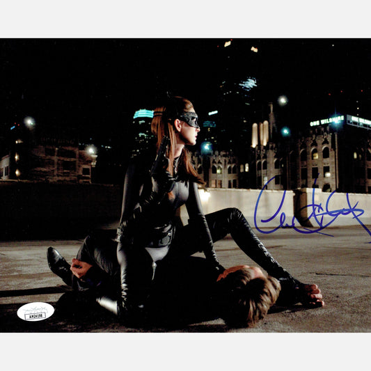 ANNE HATHAWAY autograph JSA signed 8x10 photography BATMAN 8x10