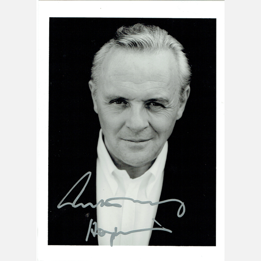 Autograf ANTHONY HOPKINS Certyfikat ACOA 13x18 cm