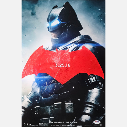 BEN AFFLECK autograph PSA certificate signed 12x18 photography BATMAN 12x18
