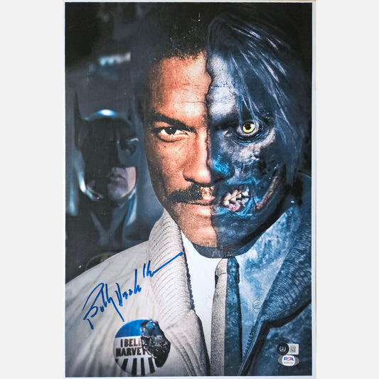 Autograf BILLY DEE WILLIAMS Certyfikaty JSA i PSA 30x45 cm BATMAN