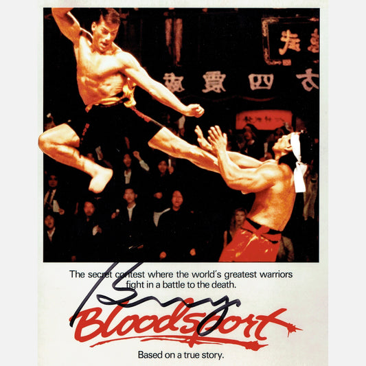 BOLO YEUNG autograph ACOA signed 8x10 photography BLOODSPORT 8x10