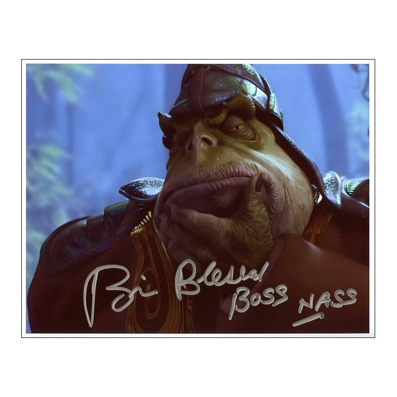 BRIAN BLESSED autograph ACOA signed 8x10 photography STAR WARS 8x10
