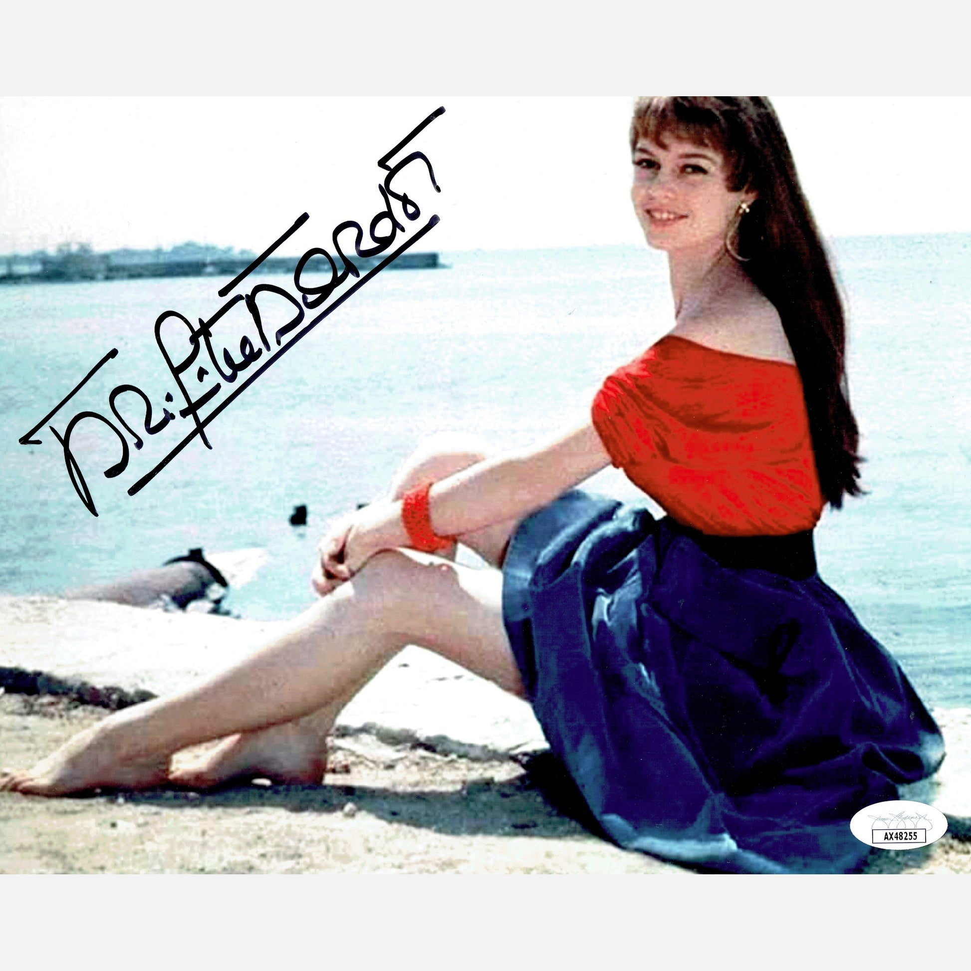 BRIGITTE BARDOT autograph JSA signed 8x10 photography 8x10