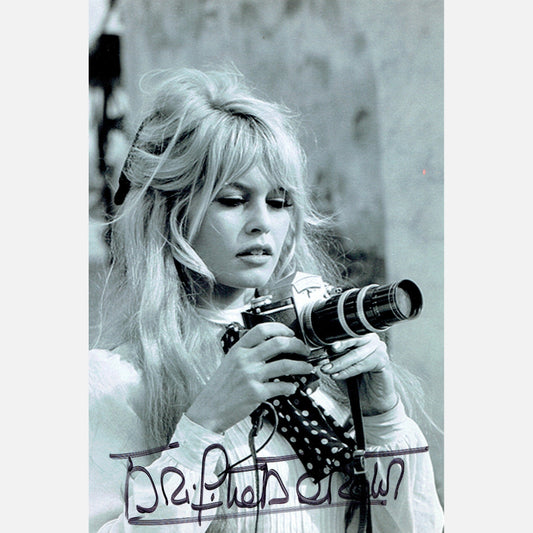 Autograf BRIGITTE BARDOT Certyfikat ACOA 10x15 cm