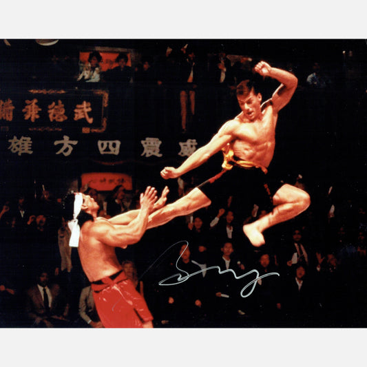 Autograf BOLO YEUNG ACOA podpisany fotografia 11x14 KRWAWY SPORT