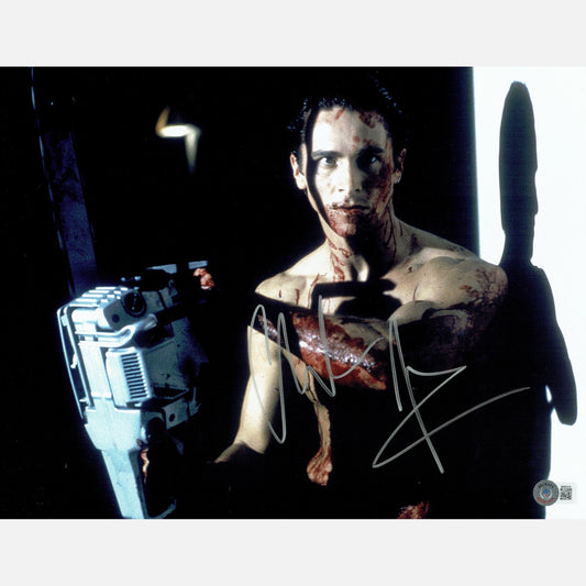 CHRISTIAN BALE autograph BECKETT signed 11x14 photography AMERICAN PSYCHO 11x14