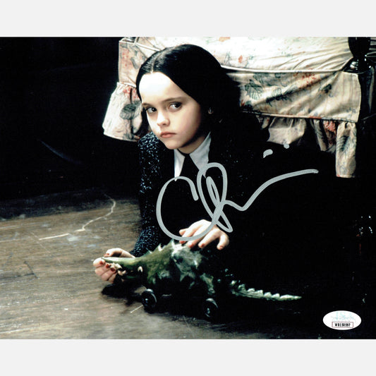 CHRISTINA RICCI autograph JSA signed 8x10 photography ADDAMS FAMILY 8x10