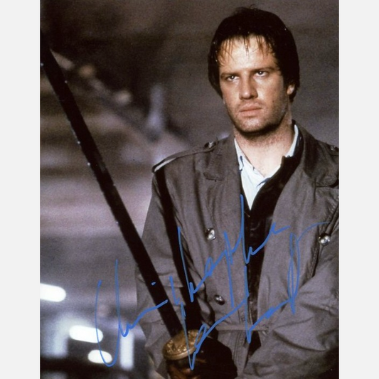CHRISTOPHER LAMBERT autograph ACOA signed 8x10 photography Highlander 8x10
