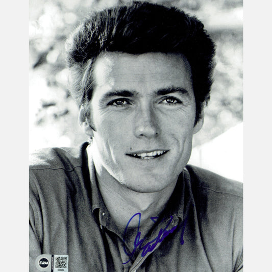 CLINT EASTWOOD autograph SWAU & ACOA signed 8x10 photography 8x10