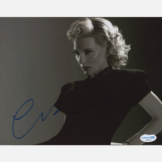 Autograf CATE BLANCHETT Certyfikat ACOA 20x25 cm