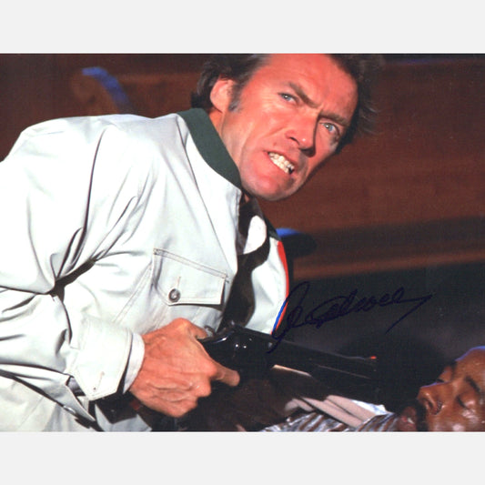 Autograf CLINT EASTWOOD Certyfikaty SWAU i ACOA 28x35 cm MAGNUM FORCE