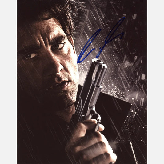 Autograf CLIVE OWEN Certyfikat ACOA 20x25 cm