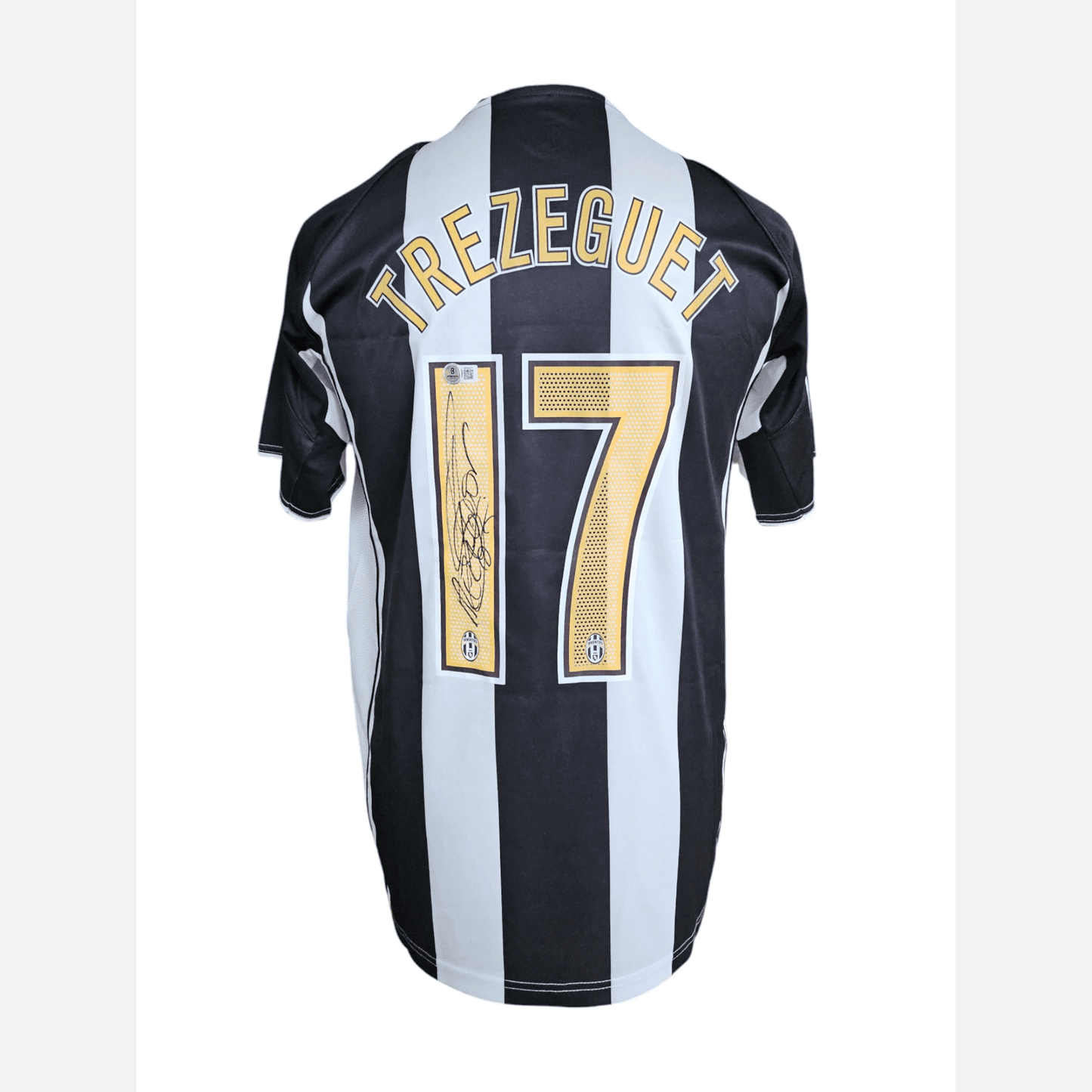 DAVID TREZEGUET signed soccer jersey BECKETT certificate Juventus F.C. Jersey