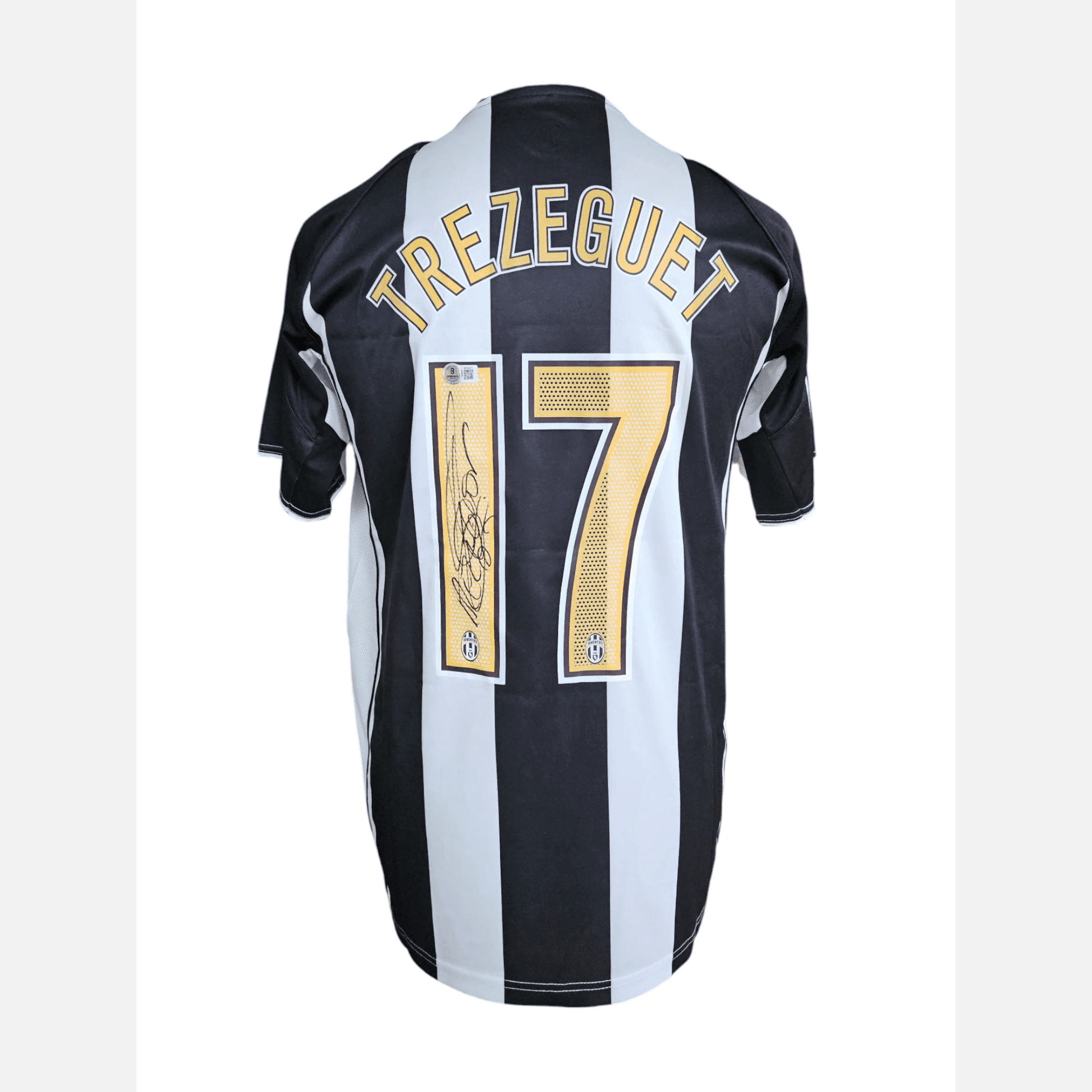 DAVID TREZEGUET signed soccer jersey BECKETT certificate Juventus F.C. Jersey