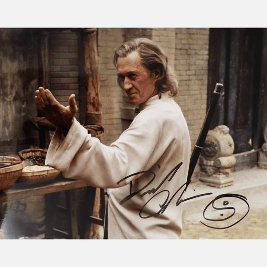 Autograf DAVID CARRADINE Certyfikat ACOA 20x25 cm KILL BILL 2