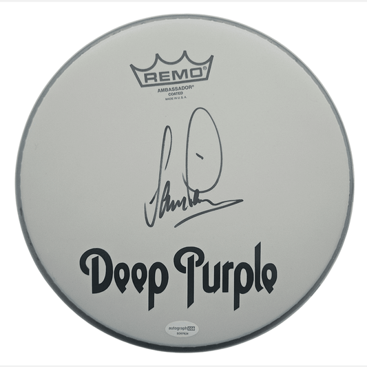 DEEP PURPLE IAN PAICE autograph signed DRUMHEAD Memorabilia
